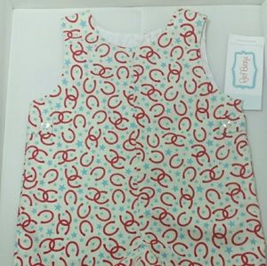 18m adorable horseshoe romper